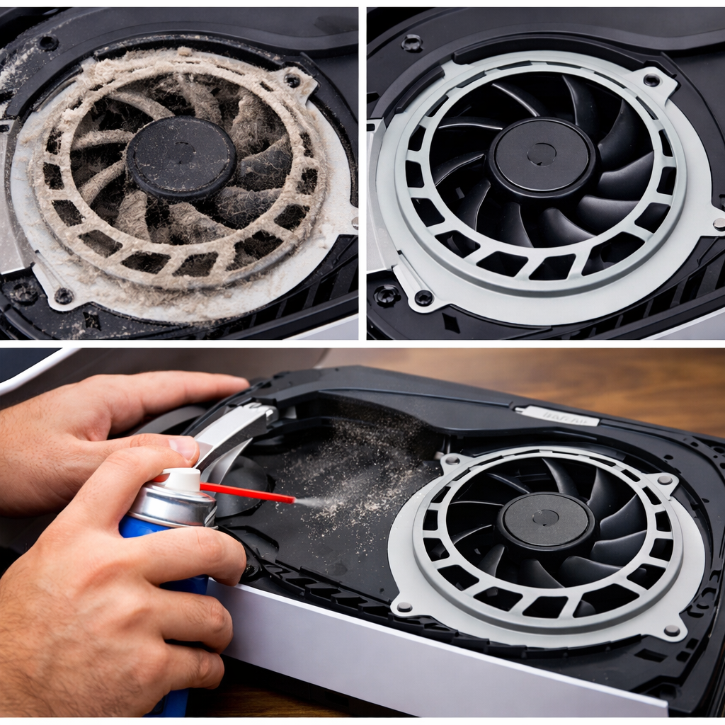 PS5 Fan Temizliği Görsel 1