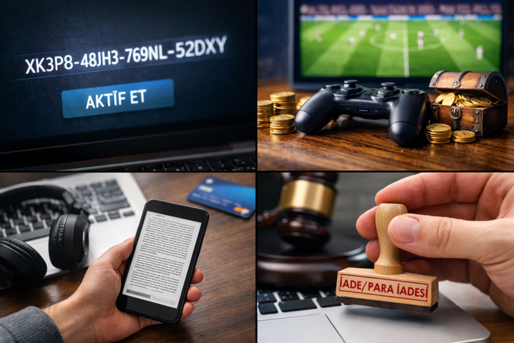 Dijital Ürün İade Süreci Görsel 1