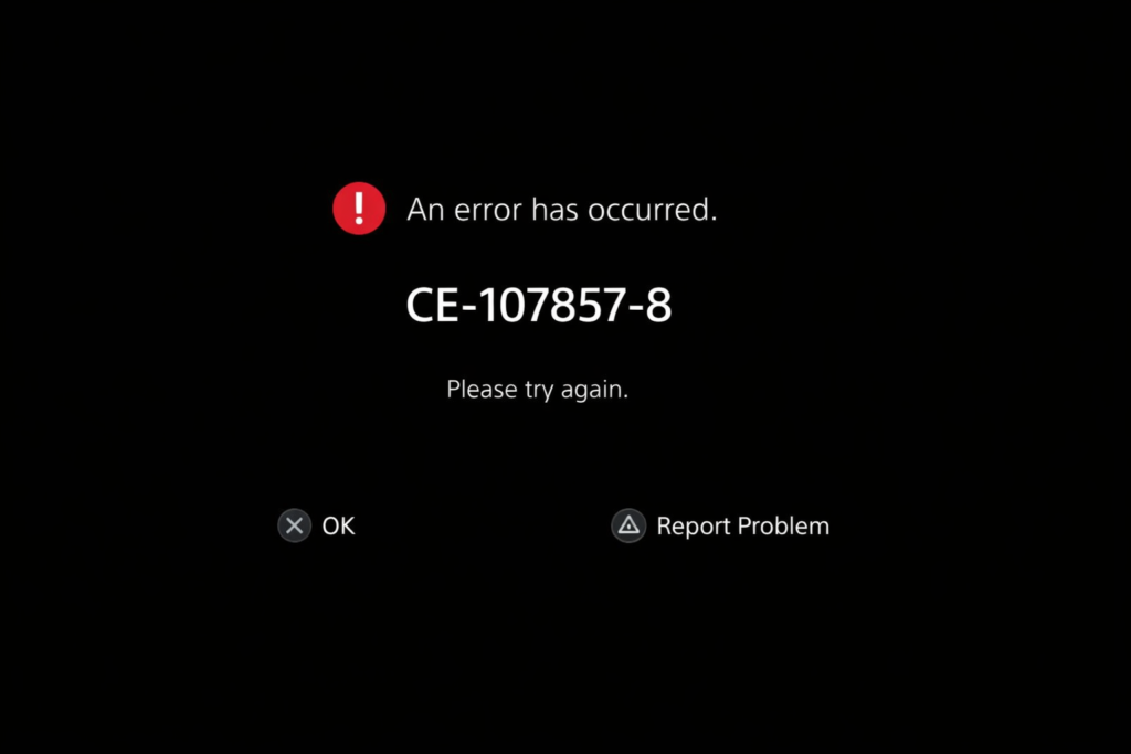 CE-107857-8 Hatası Görsel