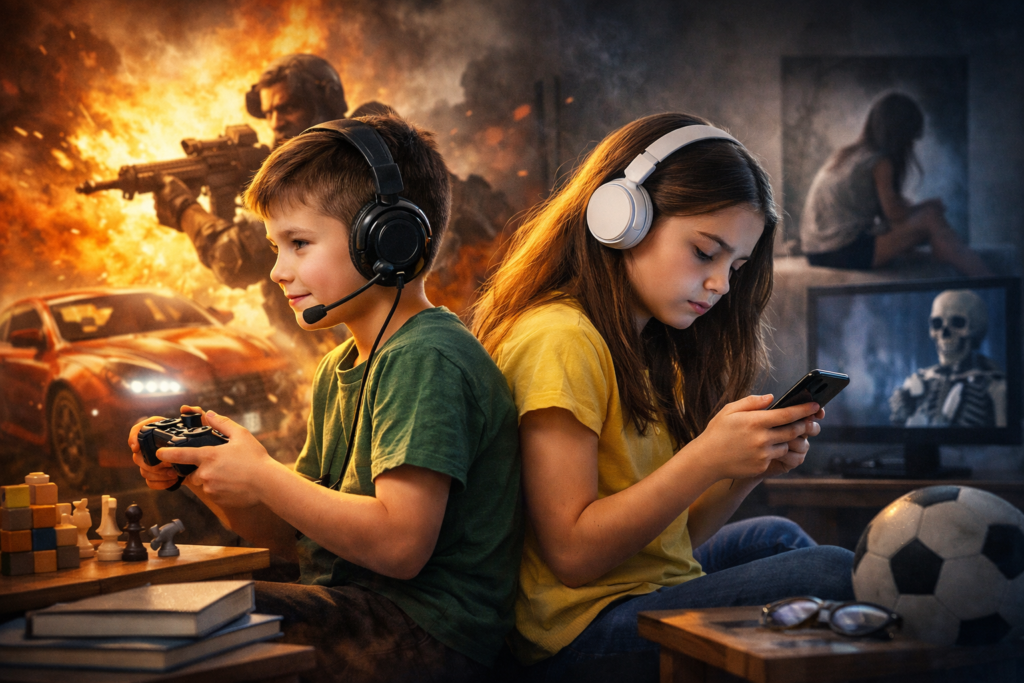 Bilgisayar Oyunlarının Çocuklara Etkisi Görsel 1