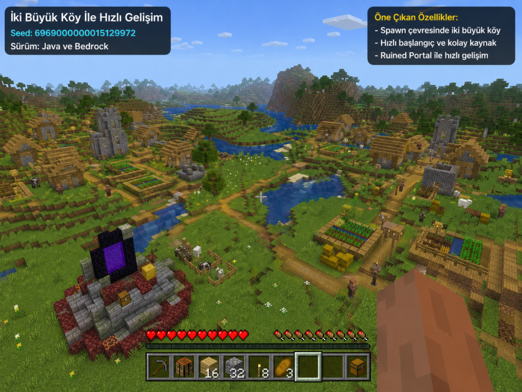 Minecraft En İyi Seed Kodları Görsel 3