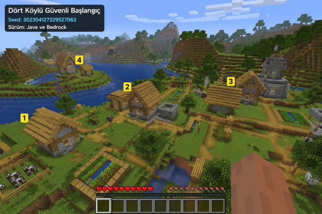 Minecraft En İyi Seed Kodları Görsel 1