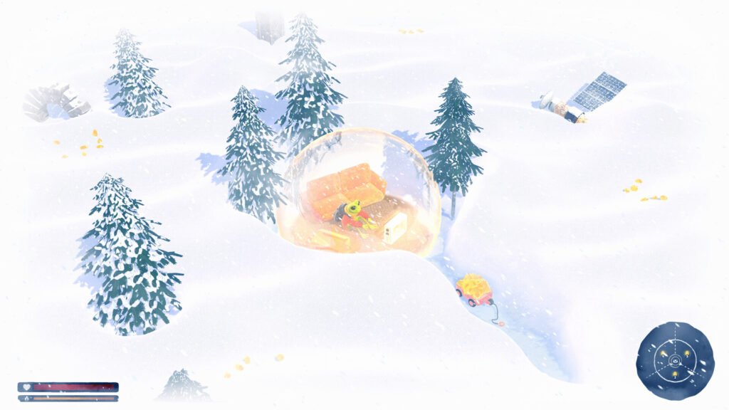 Froggy Hates Snow Görsel 1