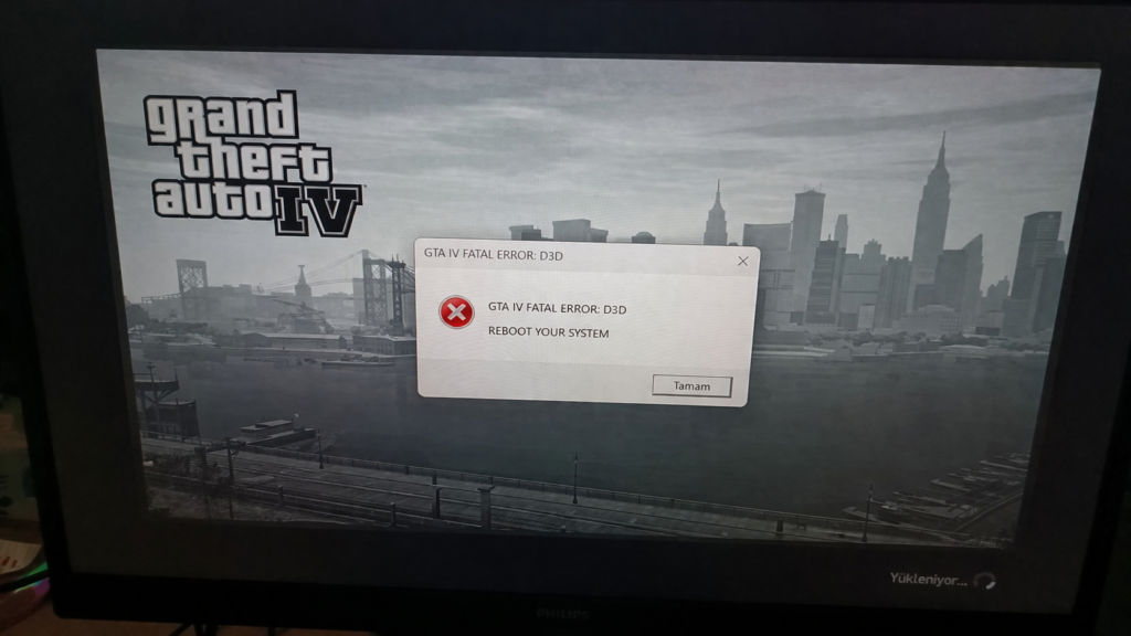 Fatal Error D3D Hatası Görsel 2