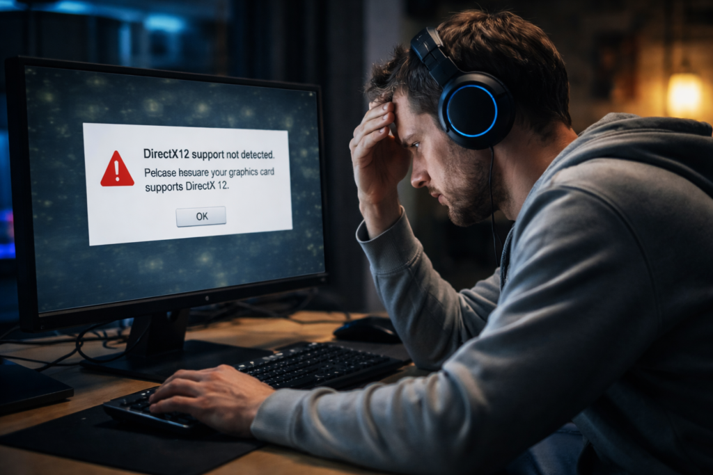 DirectX12 Support Not Detected Görsel 1
