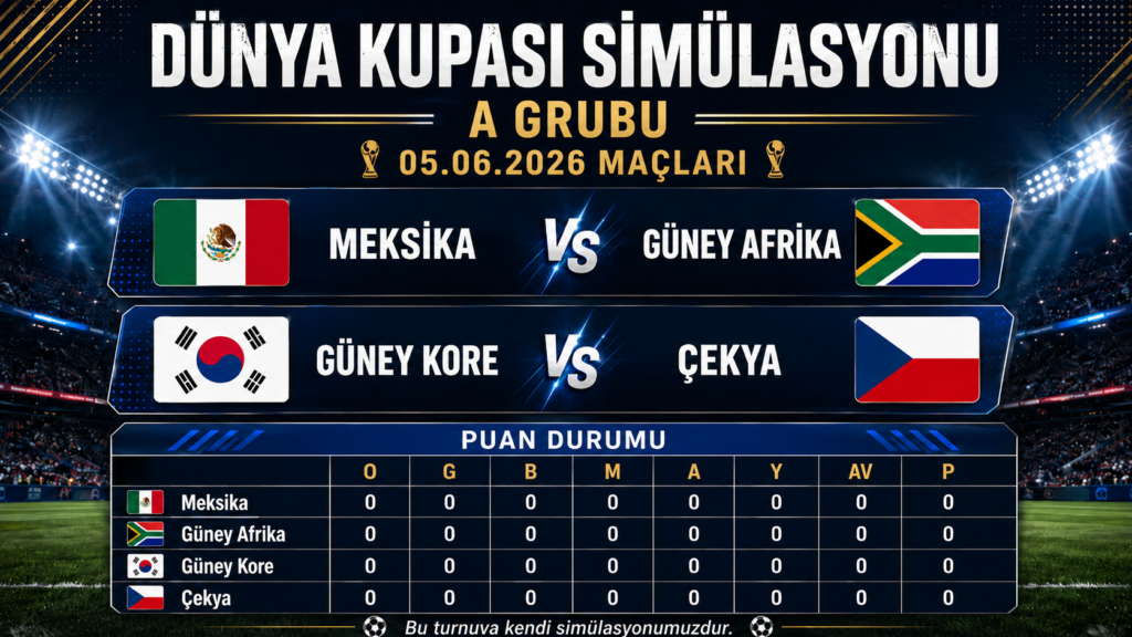 Türkiye Avustralya Simülasyonu Görsel 1
