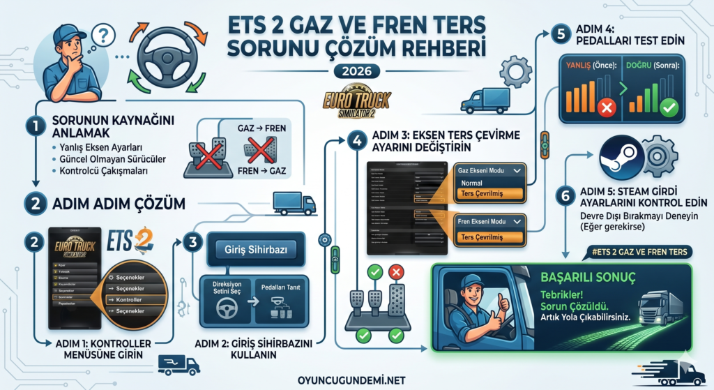 ETS 2 Gaz ve Fren Ters Görsel 2