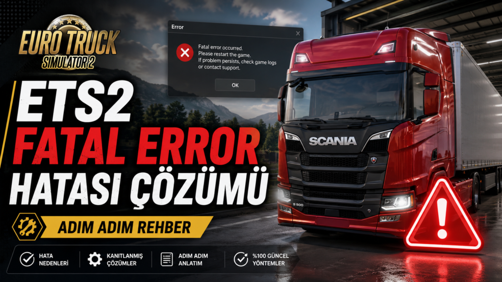 ETS2 Fatal Error Hatası Görsel 1
