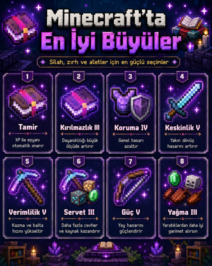 Minecraft En İyi Büyüler Görsel 2