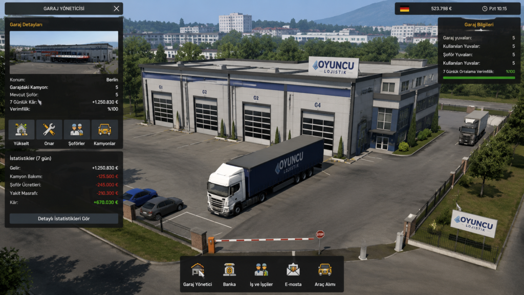 ETS 2 En Kârlı Garaj Şehirleri Görsel 2