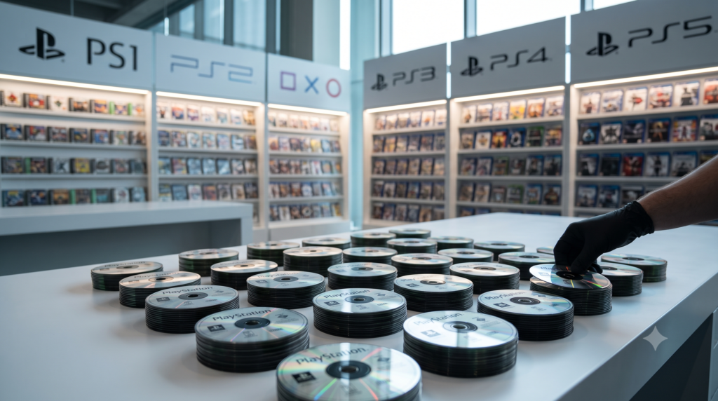 PlayStation Fiziksel Oyun Desteği Görsel